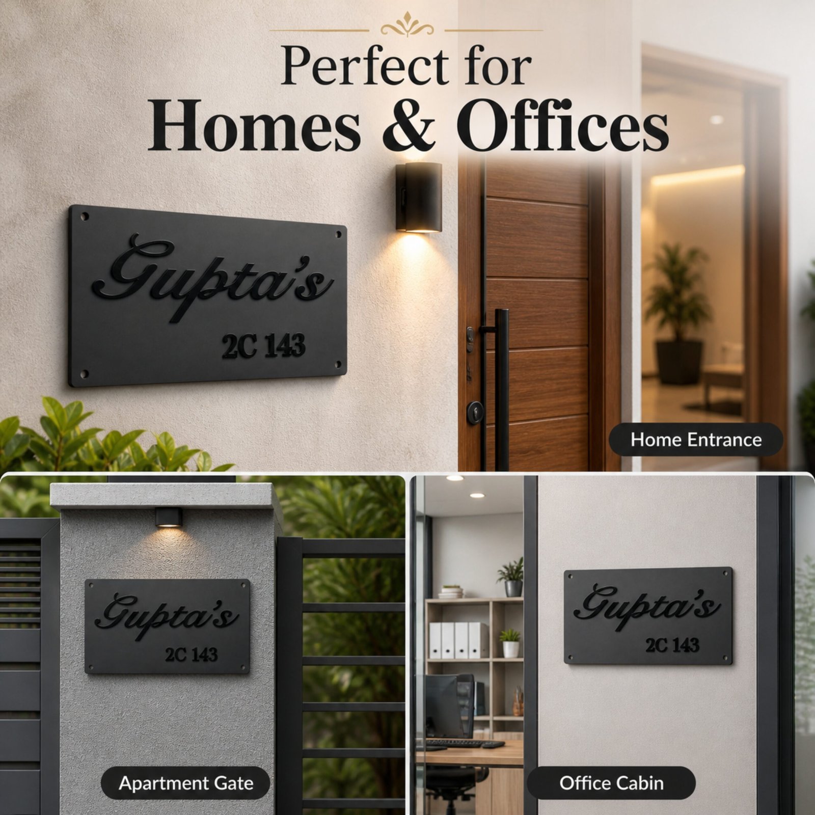 LED Acrylic Name Plate