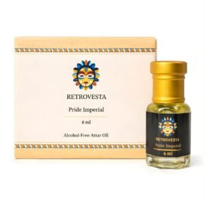 RetroVesta Pride Imperial Attar | Premium Concentrated Perfume Oil for Men & Women | Rich Long Lasting Alcohol-Free Roll-On Fragrance | Luxury Unisex Arabic Attar | 6ml